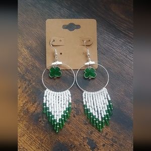 Handmade St. Patrick's Day Earrings
